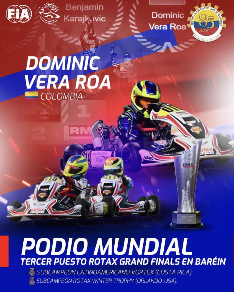 Dominic Vera y su camino en el kartismo internacional